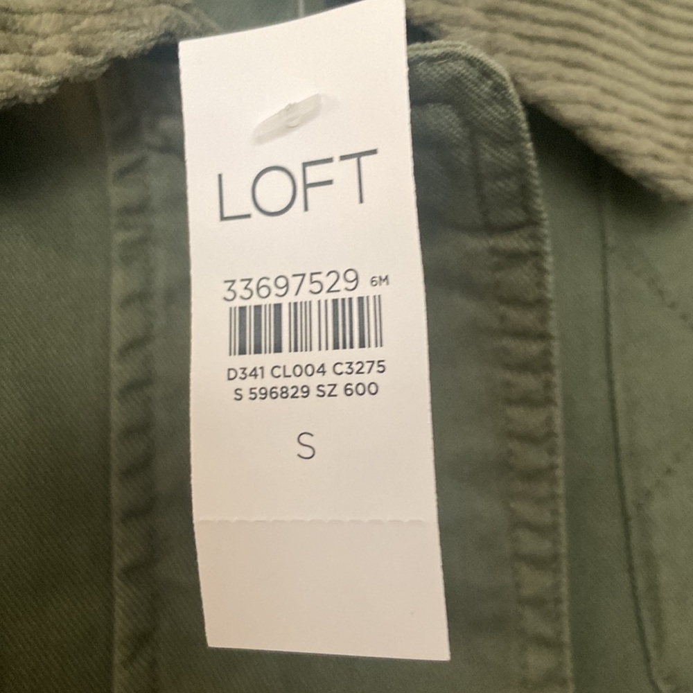 NWT Loft Cinched Field Jacket. Size small. - Picture 11 of 11